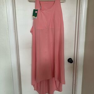 HALARA High Low Pink Dress